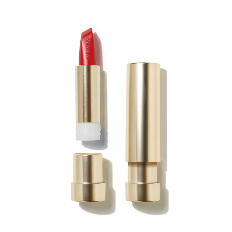 Refil Batom Semi Matte Vermelho Envolvente Glam Amulips 3,4g - Imagem 3
