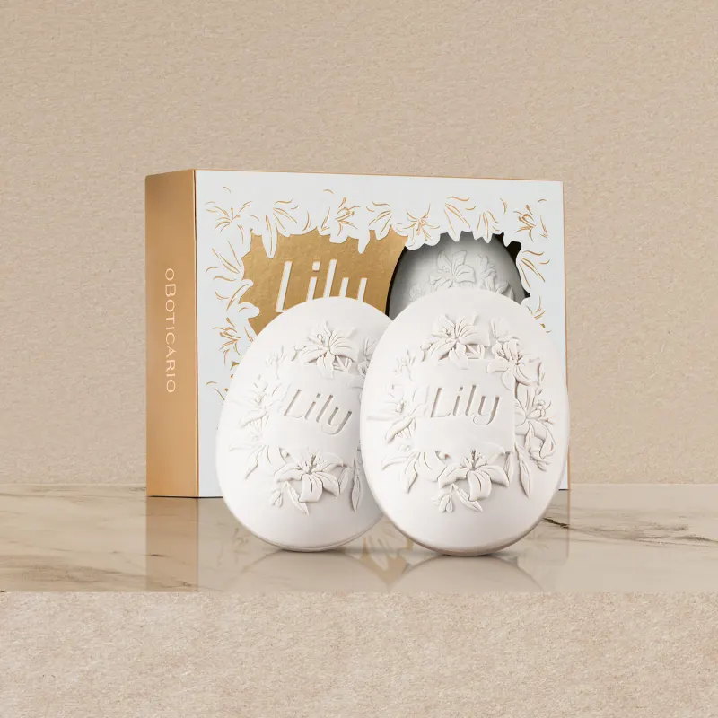 Sabonete em Barra Perfumado Lily 2x90g - Imagem 3