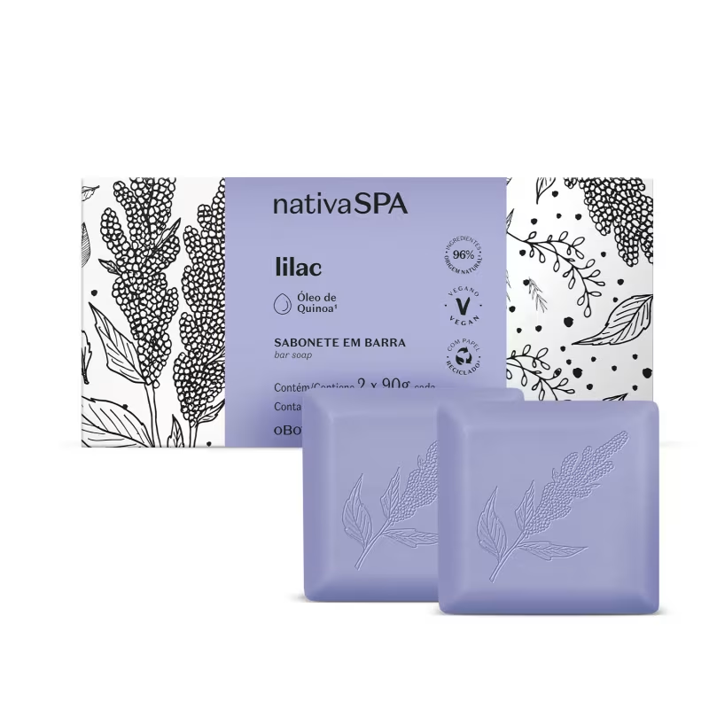 Sabonete Em Barra Nativa Spa Lilac 2x90g