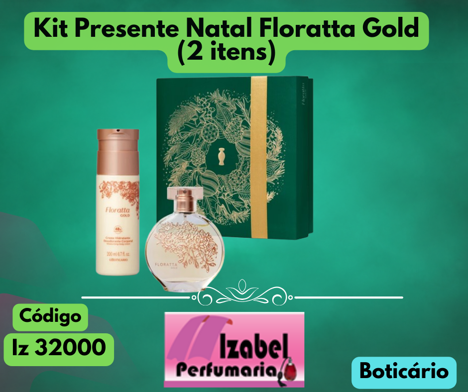 Kit Presente Natal Floratta Gold (2 itens) Boticário