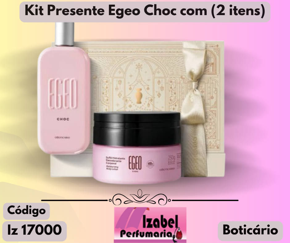 Kit Presente dia dos Namorados Egeo Choc (2 itens) Boticário