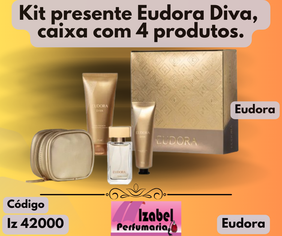Kit presente dia dos namorados Eudora Diva Eudora