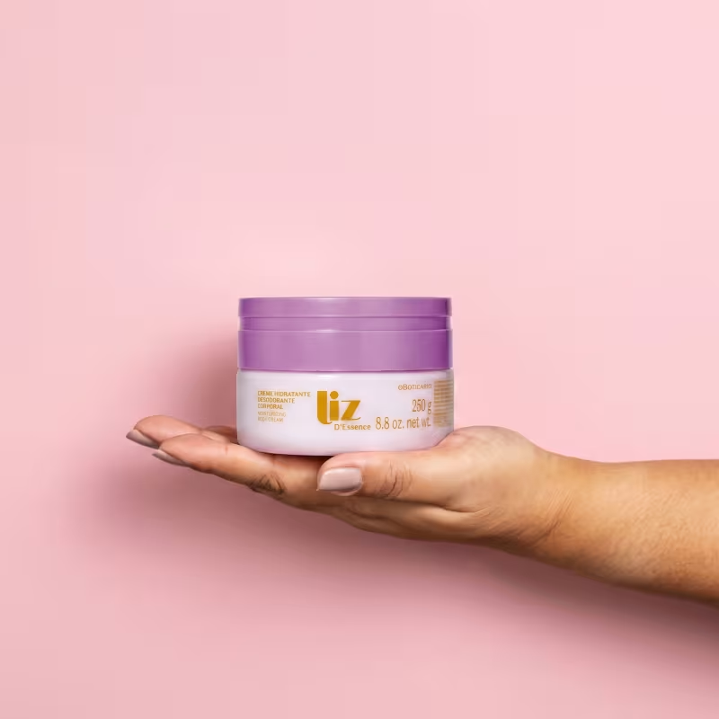 Creme Hidratante Desodorante Corporal Liz D’essence 250g - Imagem 3