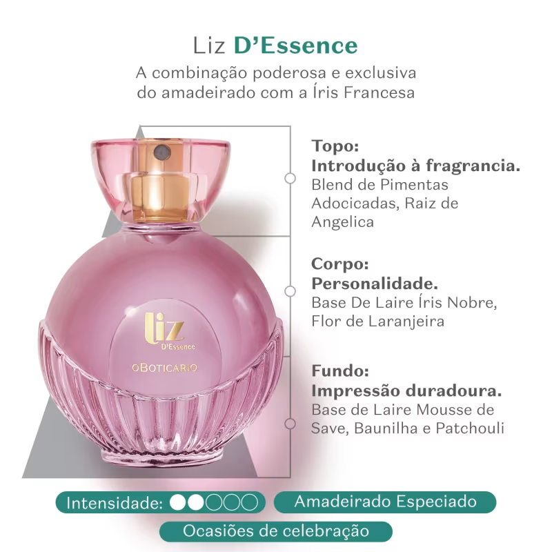Liz D’essence Desodorante Colônia 100ml - Imagem 5