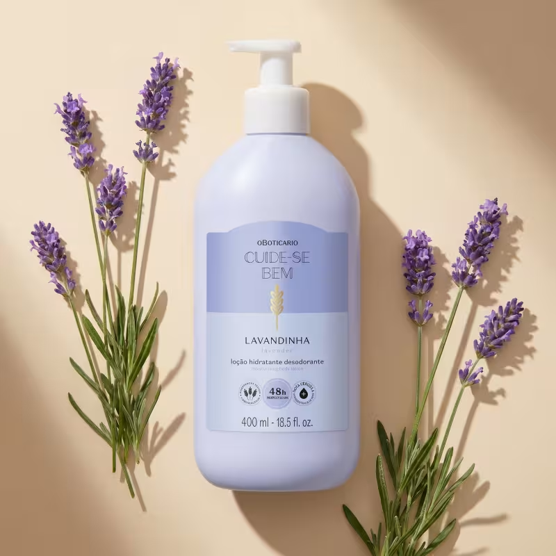Loção Hidratante Desodorante Corporal Cuide-se Bem Lavandinha 400ml