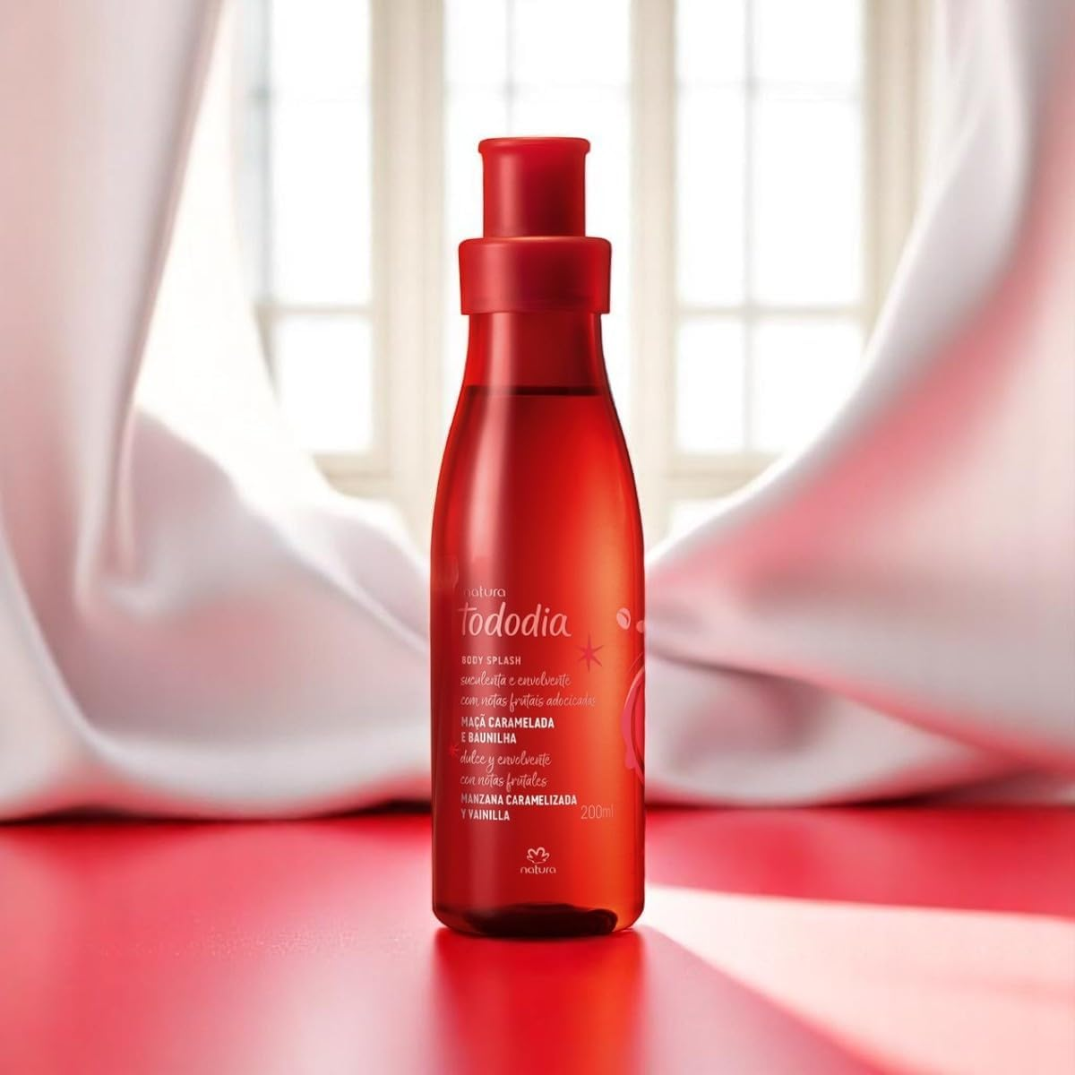 Body Splash Maçã Caramelada e Baunilha Tododia 200 ml